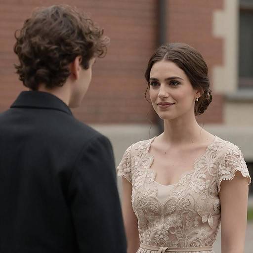 Elegant Couple Portrait in Urban Setting