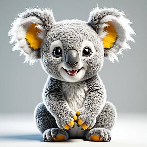 Adorable Baby Koala Cartoon
