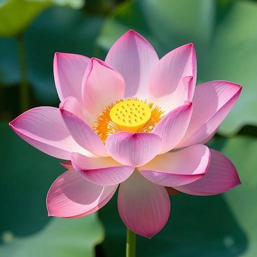 Close-up of Pink Lotus Flower