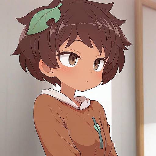 Illustration of Anne boonchuy, amphibia in the style of Sumiyao (amam)