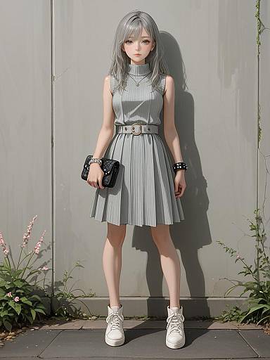 Casual Chic Sleeveless Knit Mini Dress