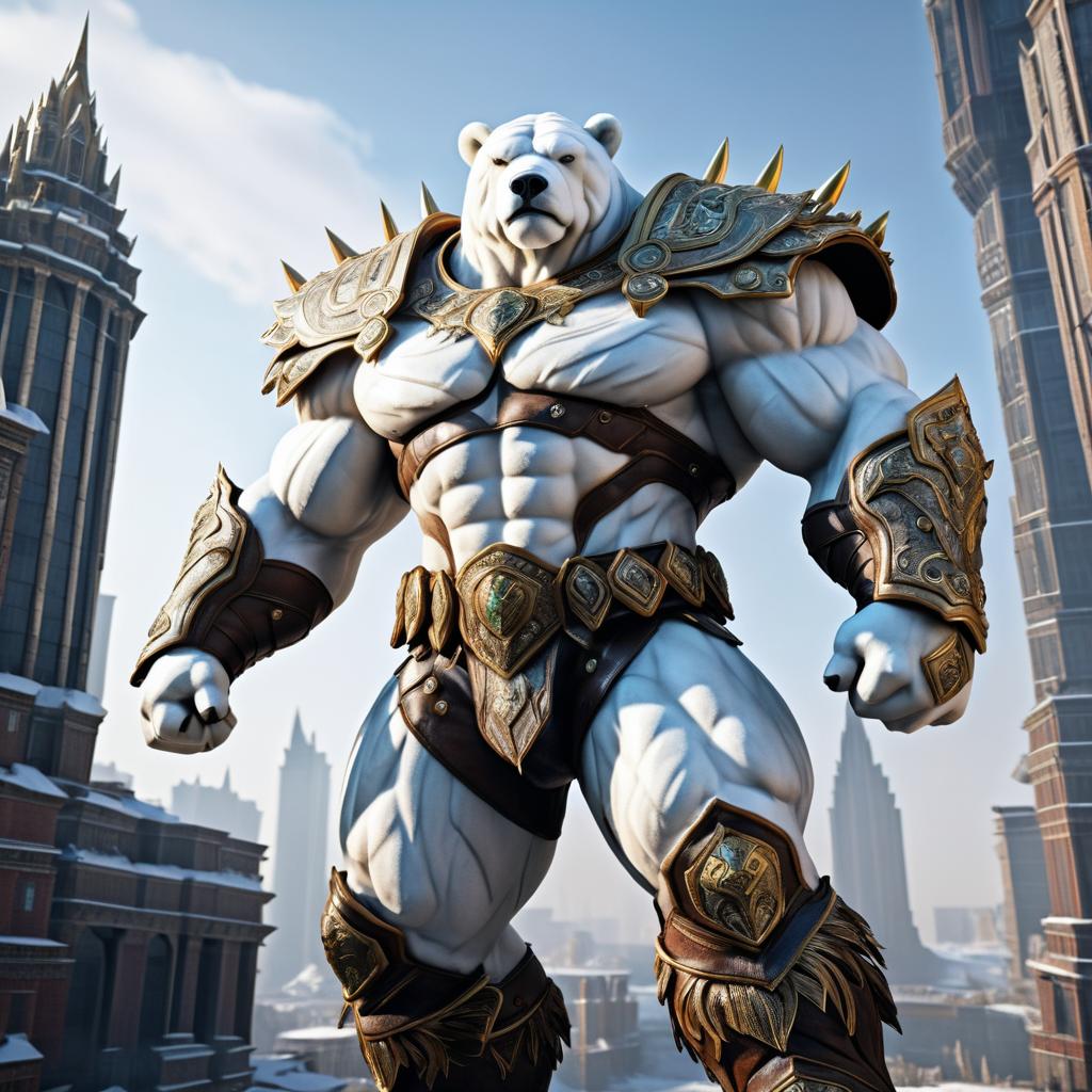 Epic Titan Polar Bear God of Battle