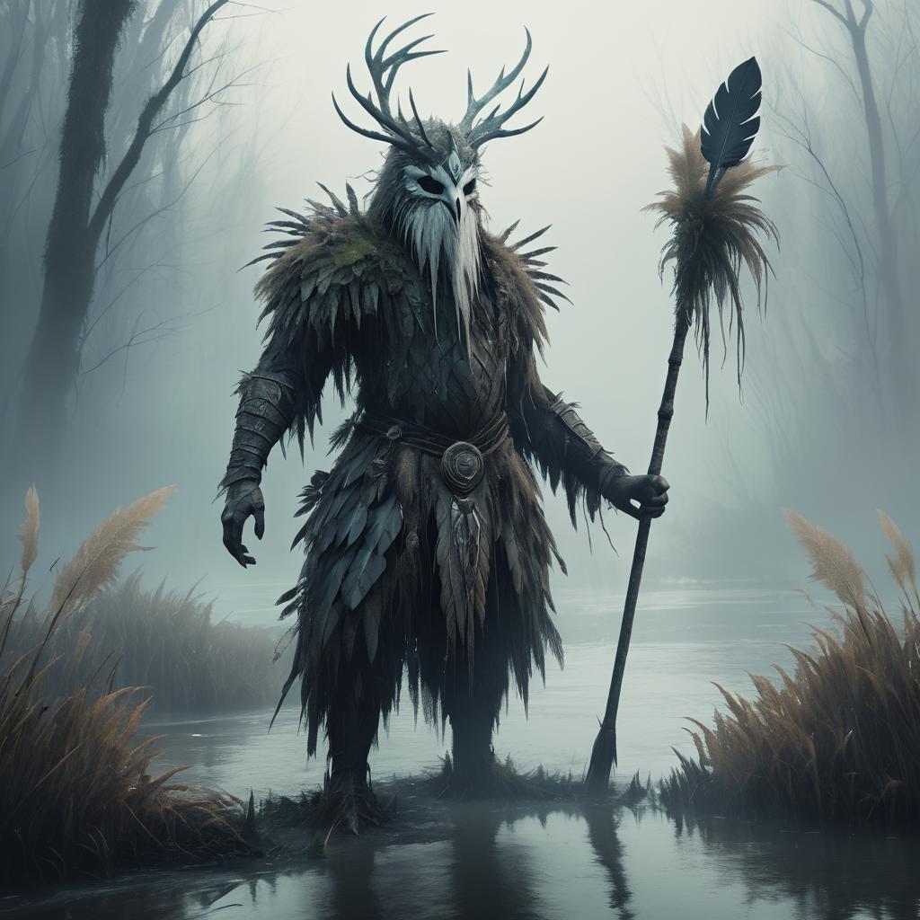 Eerie River Creature Concept Art