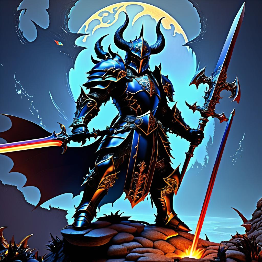 Epic Dark Fantasy Dragon Knight Adventure