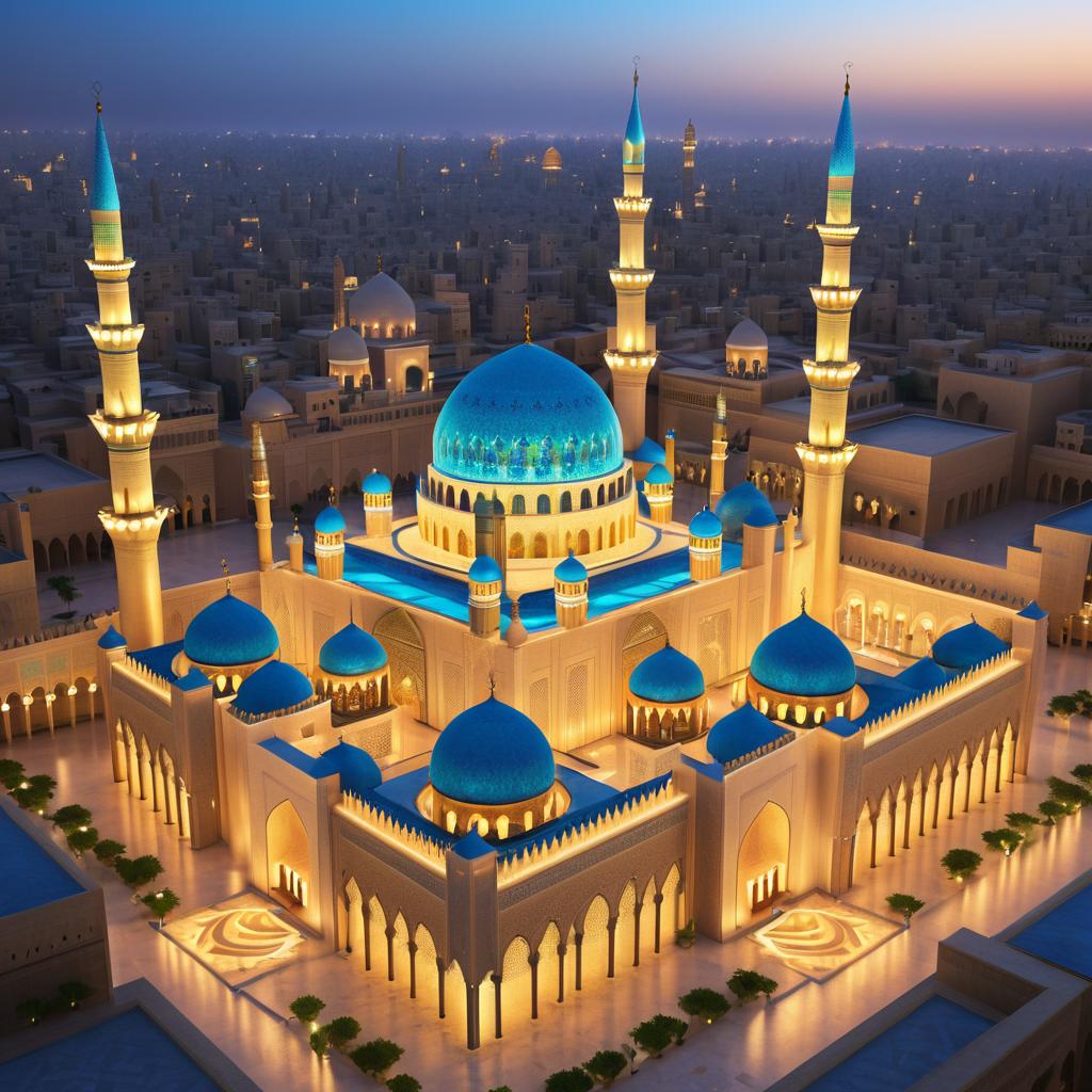 Magnificent Cairo Mosque with Intricate Details