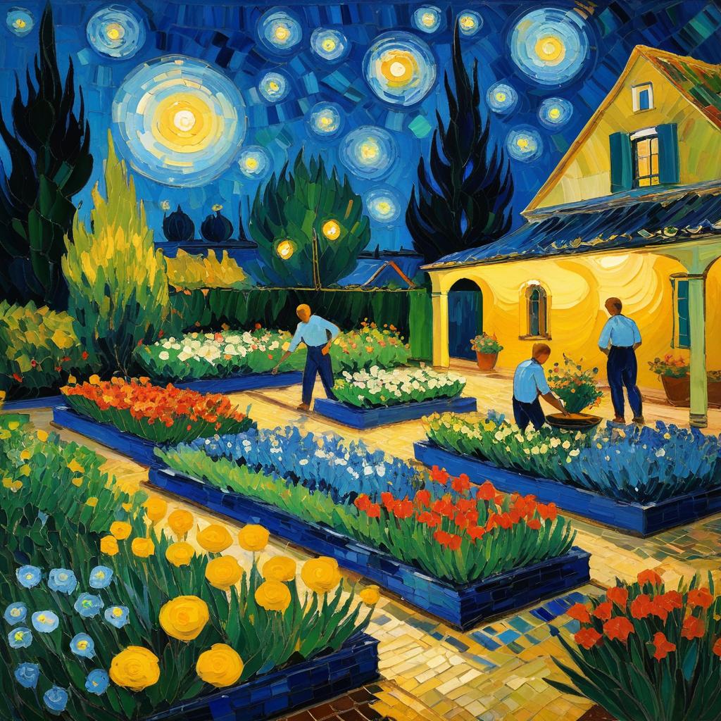 Van Gogh Inspired Garden of Hope