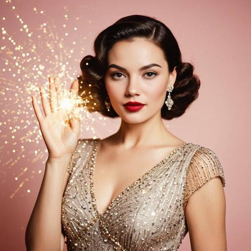 Vintage Hollywood Glamour Inspired Portrait