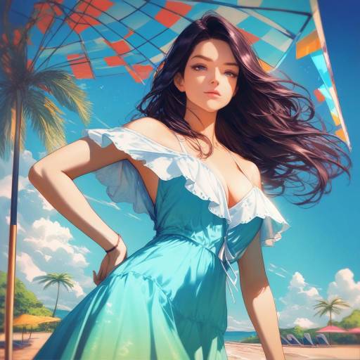 Chic Summer Vibe at the Beach