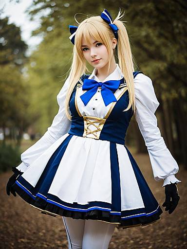 Lifestyle costume photo of Artoria caster (third ascension) (fate). Cosplay clothes