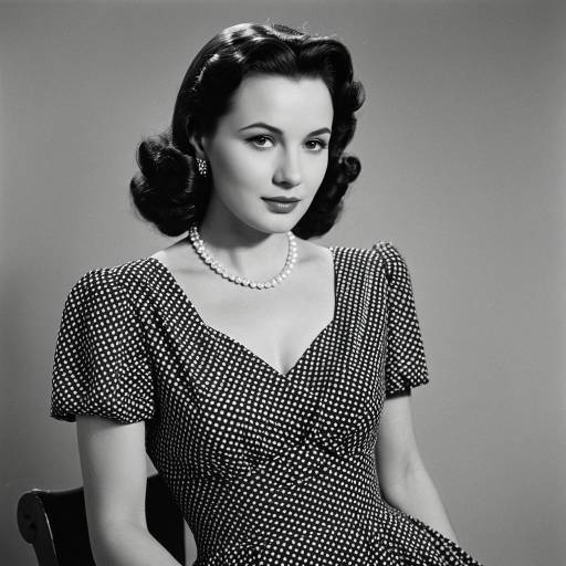 Elegant 1940s Julie Cosplay Portrait
