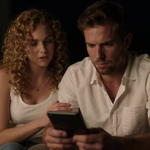 Intense Dim Light Portrait of Couple