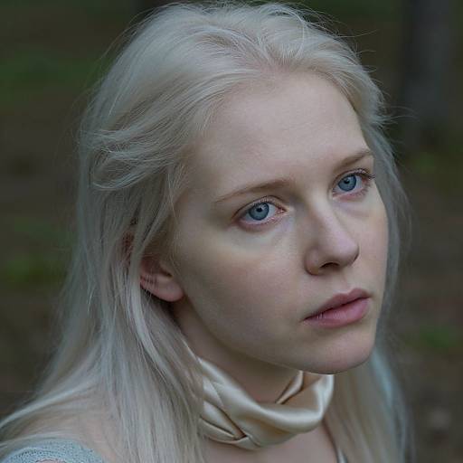 Nordic Woman Bird's-Eye Portrait