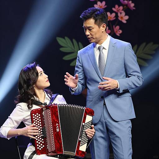 Stage Performance: Man and Woman Duo