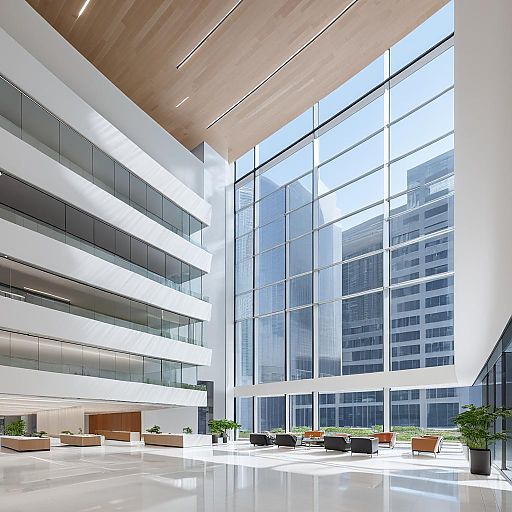 Sleek Modern Office Lobby Design Sleek Modern Office Lobby Design