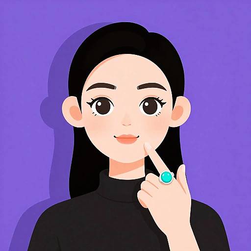 Turquoise Ring on Right Hand