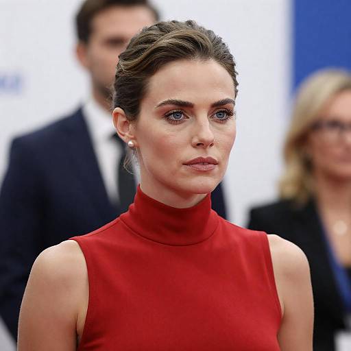 Elegant Portrait of a Fair-Skinned Woman