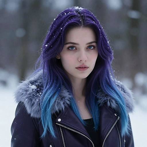 Cinematic Foxie European Girl Portrait