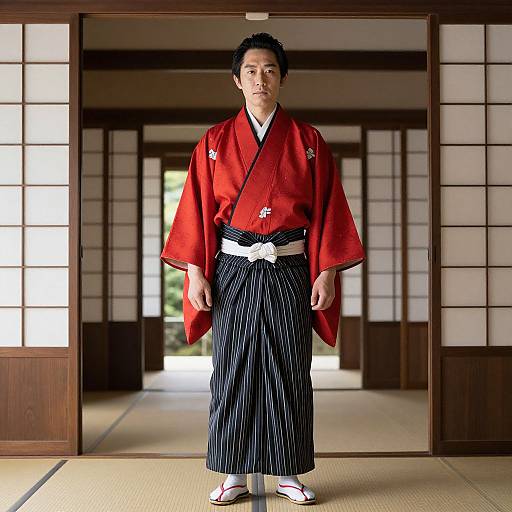 Kabuki Costume Male in Kimono