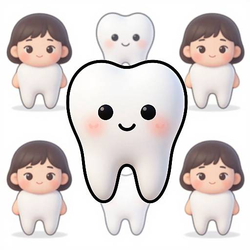 Cute Cartoon Portrait with Medicalcore Style