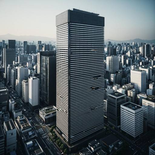 Futuristic Skyscraper in Tokyo