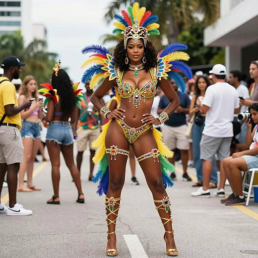 Brazilian Carnival Fashion Model 1992