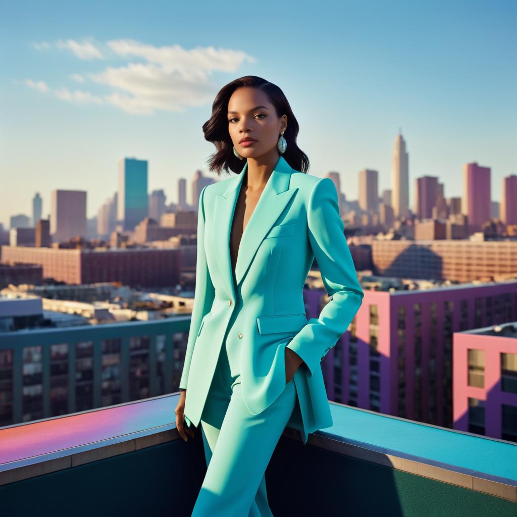 Chic Tailored Suit in Urban Glamour