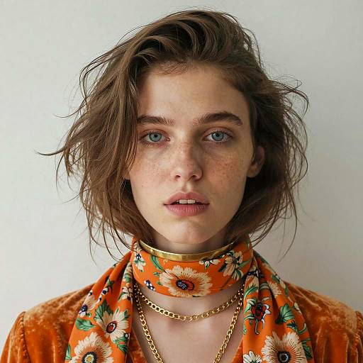 Portrait of a Young Woman with Style