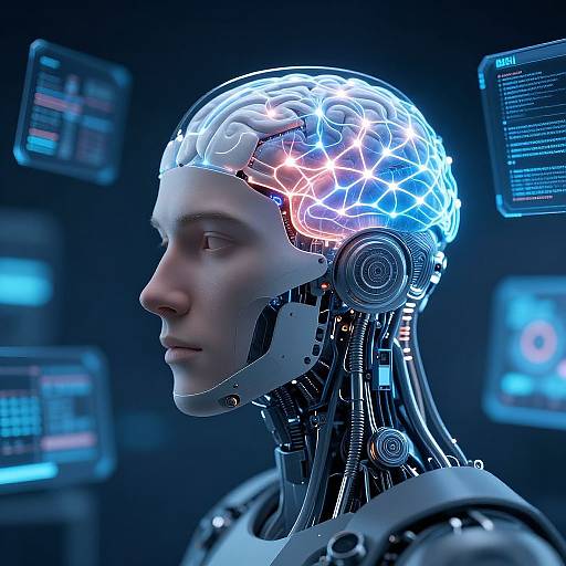 Futuristic Brain-Computer Interface Device