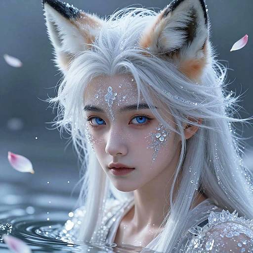 Crystal Fox Spirit in Ultra Detail