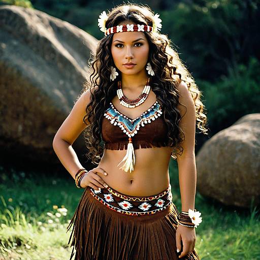 Tribal Vaiana Costume Inspired Portrait