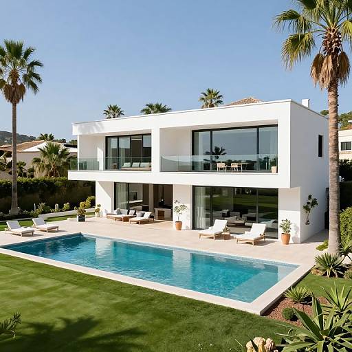 Modern Villa with Glass Facades