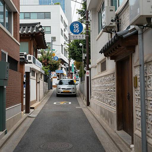 Ultraphotorealistic Narrow Alleyway in Seoul