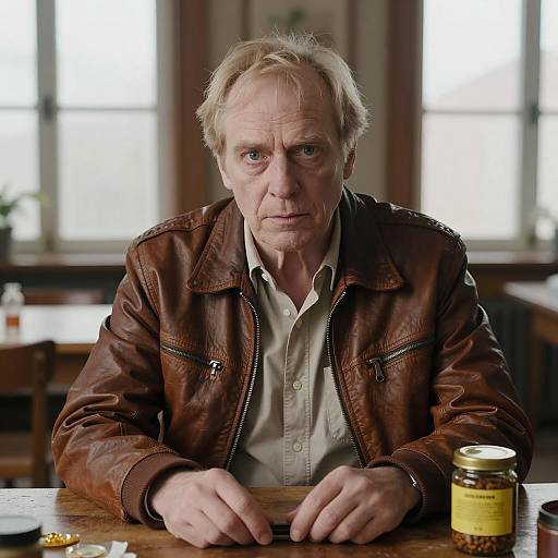 Portrait of a Middle-Aged Man at Table
