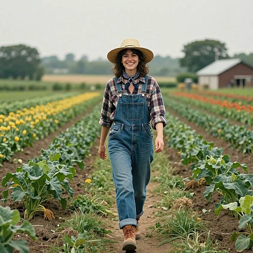 Cozy Countryside Farm Portrait