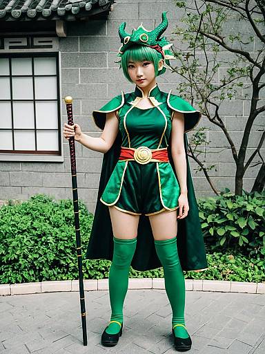 Cosplay photo of dragon kid. Costume clothes