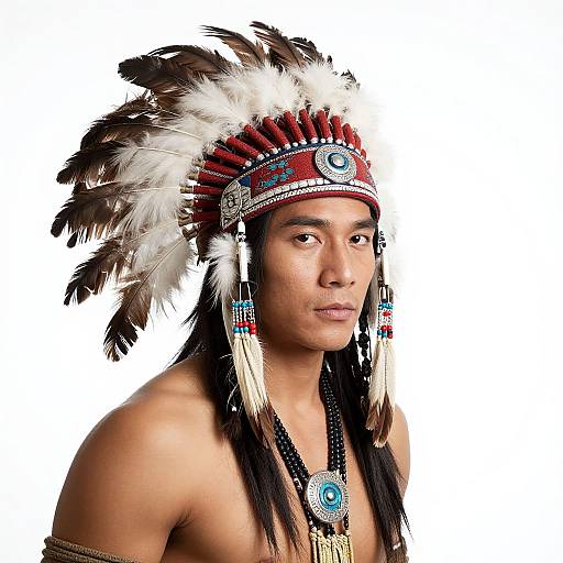Native American Warrior Portrait