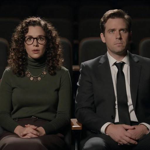 Candid Moment in a Dim Theater