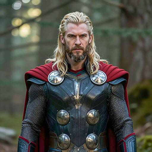 Epic Portrait of Loki in Armor