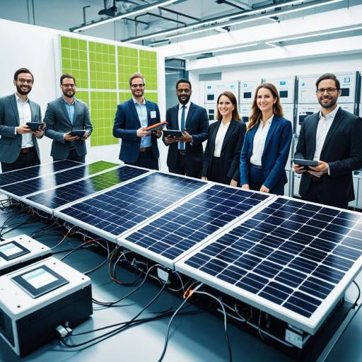 Clean Energy Consultants with Solar Panels