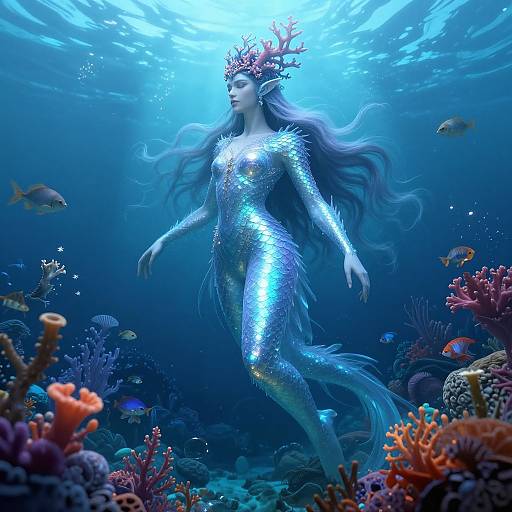 Graceful Male Sea Elf Kingdom