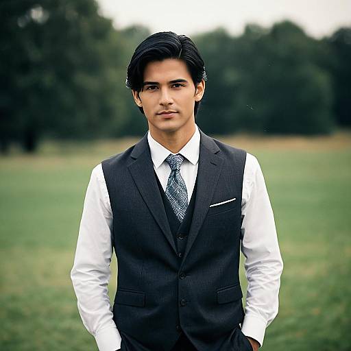 Formal Outdoor Wedding Attire for Men