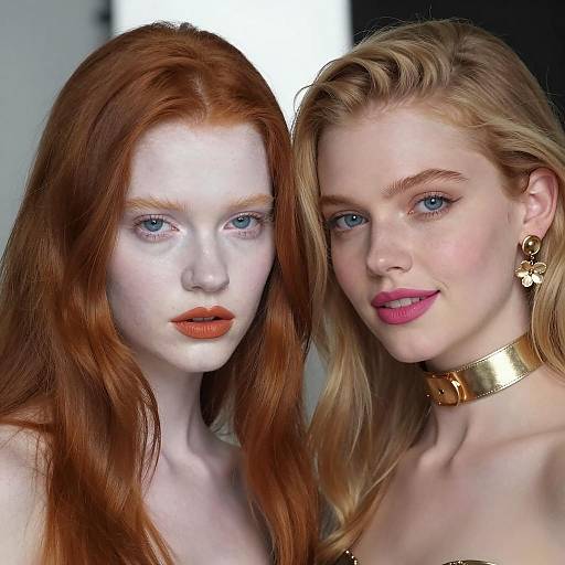 Portrait of Two Distinctive Women