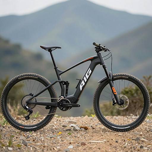 Futuristic Electric Mountain Bicycle Design