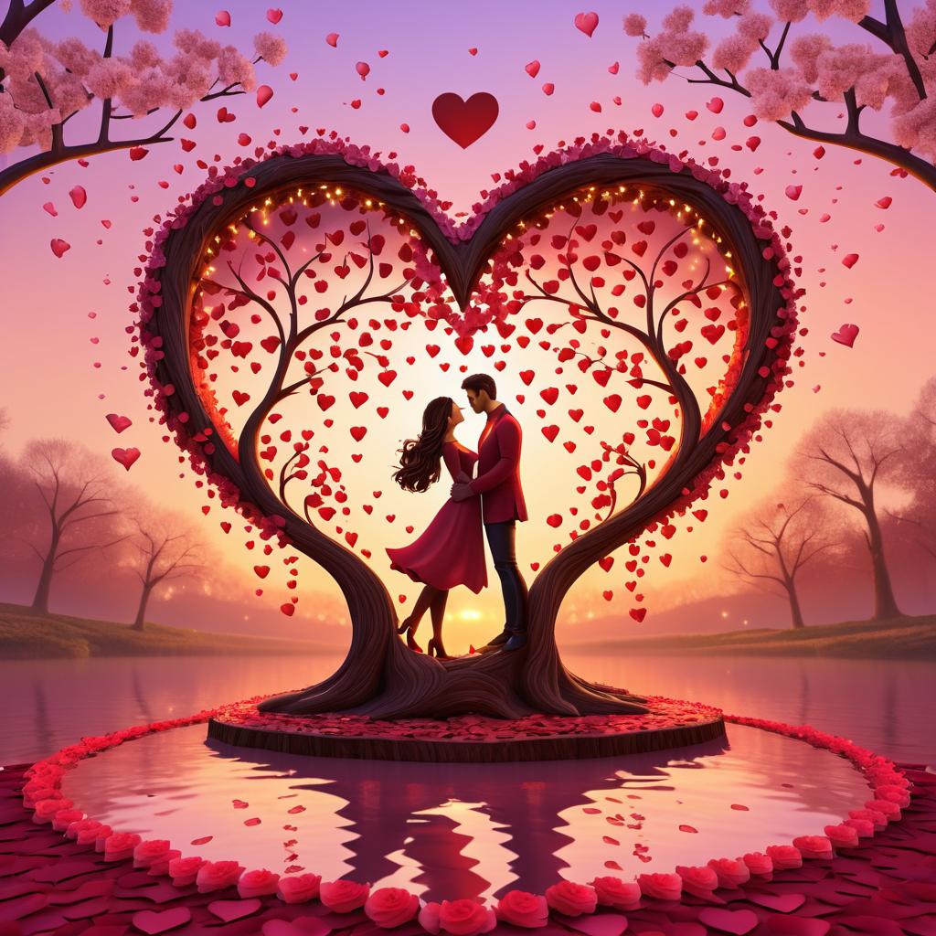 Romantic Fantasy Tree on Valentine’s Day