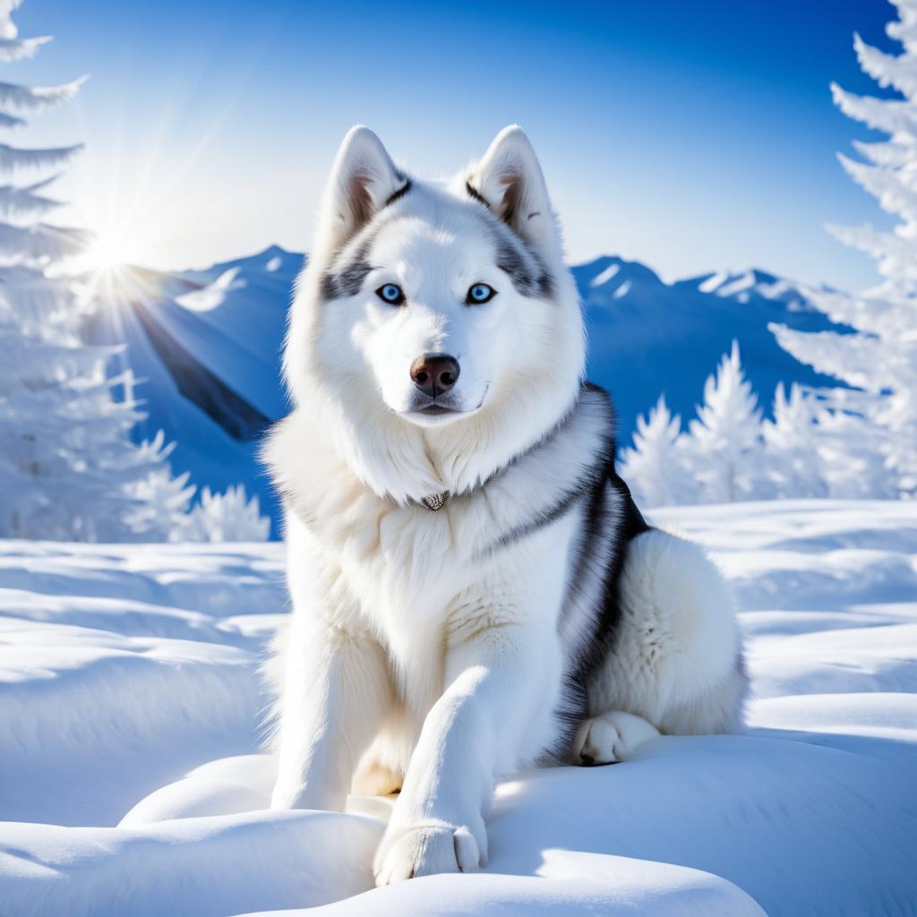 Regal Siberian Husky: Arctic Ruler