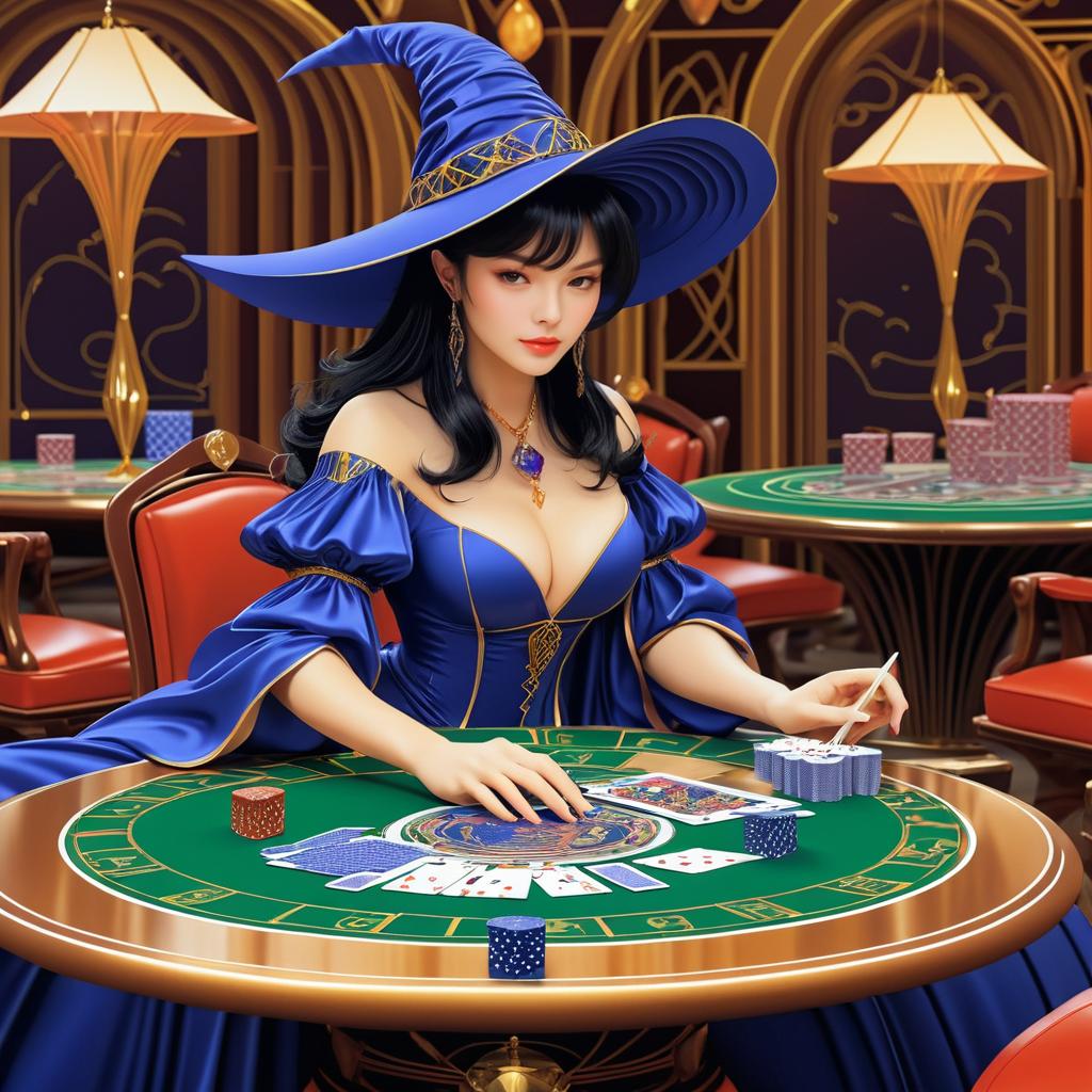 Fantasy Sorceress Playing Cards Vector Art