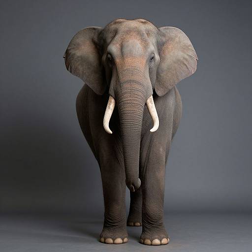 Realistic Anthropomorphic Elephant Portrait