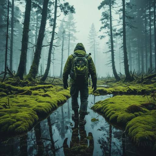 Mossy Mutant in Foggy Swamp Mossy Mutant in Foggy Swamp