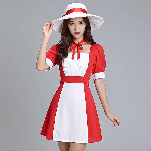 Miss Scarlet Clue Character Costume