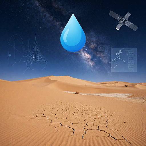 Starlit Desert: Scarcity and Resilience